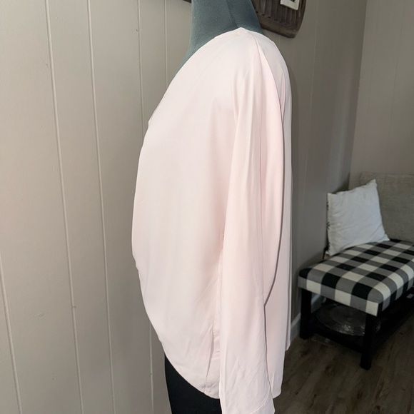 Main Strip • Oversized Button Up Faux Wrap Long Sleeve - Picture 4 of 11